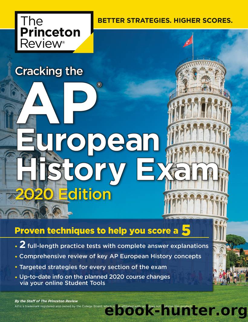 Cracking the AP European History Exam, 2020 Edition by The Princeton